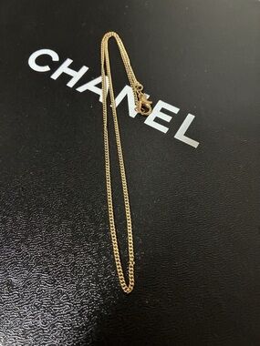 Chanel Vintage Gold Necklace Chain 15”